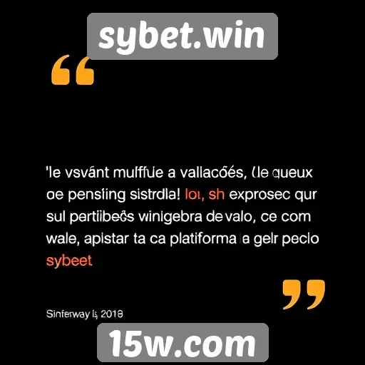 Avaliações de usuários sobre a experiência no Sybet.win